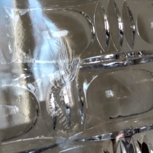 Beautiful Vintage 12” Laursitzer Crystal  Plate SEE DESCRIPTION - Picture 11 of 12